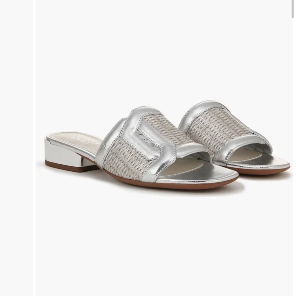Franco Sarto Margot Slide Sandal Silver 7